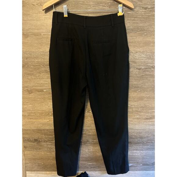 Anine Bing Joelle Trouser Pants Women Size Small Black Pockets Career Office - Picture 9 of 11